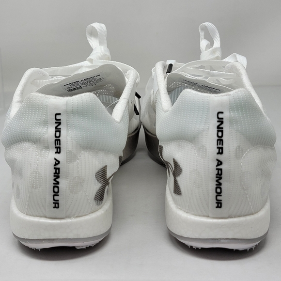 Under Armour Shakedown Elite Breeze White Track Field 3027568-100 Men's Size 10 - Picture 7 of 9
